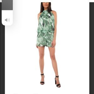 Sentimental New York Tropical Romper SZ XS